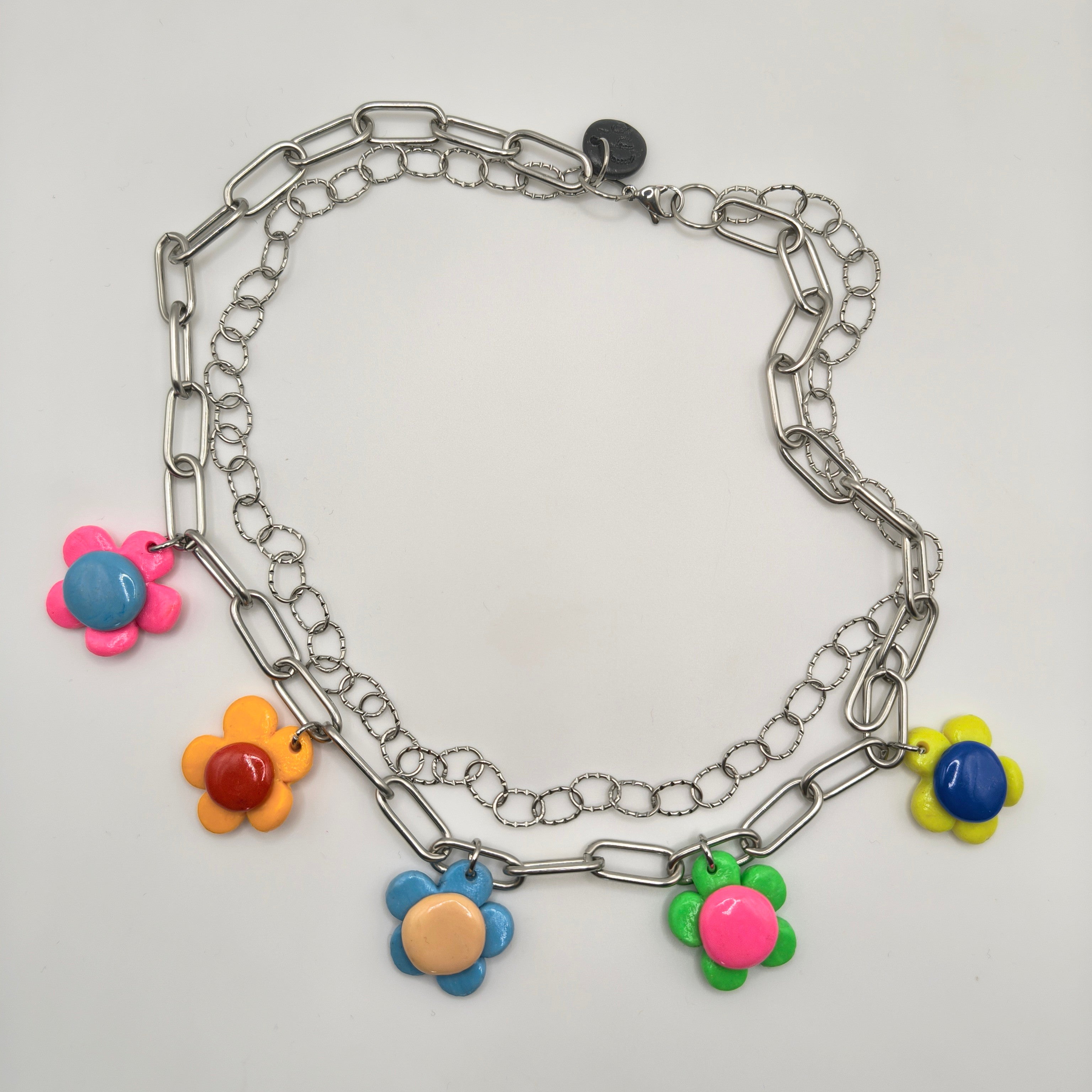 Choker Kwiatki Mini Glinka