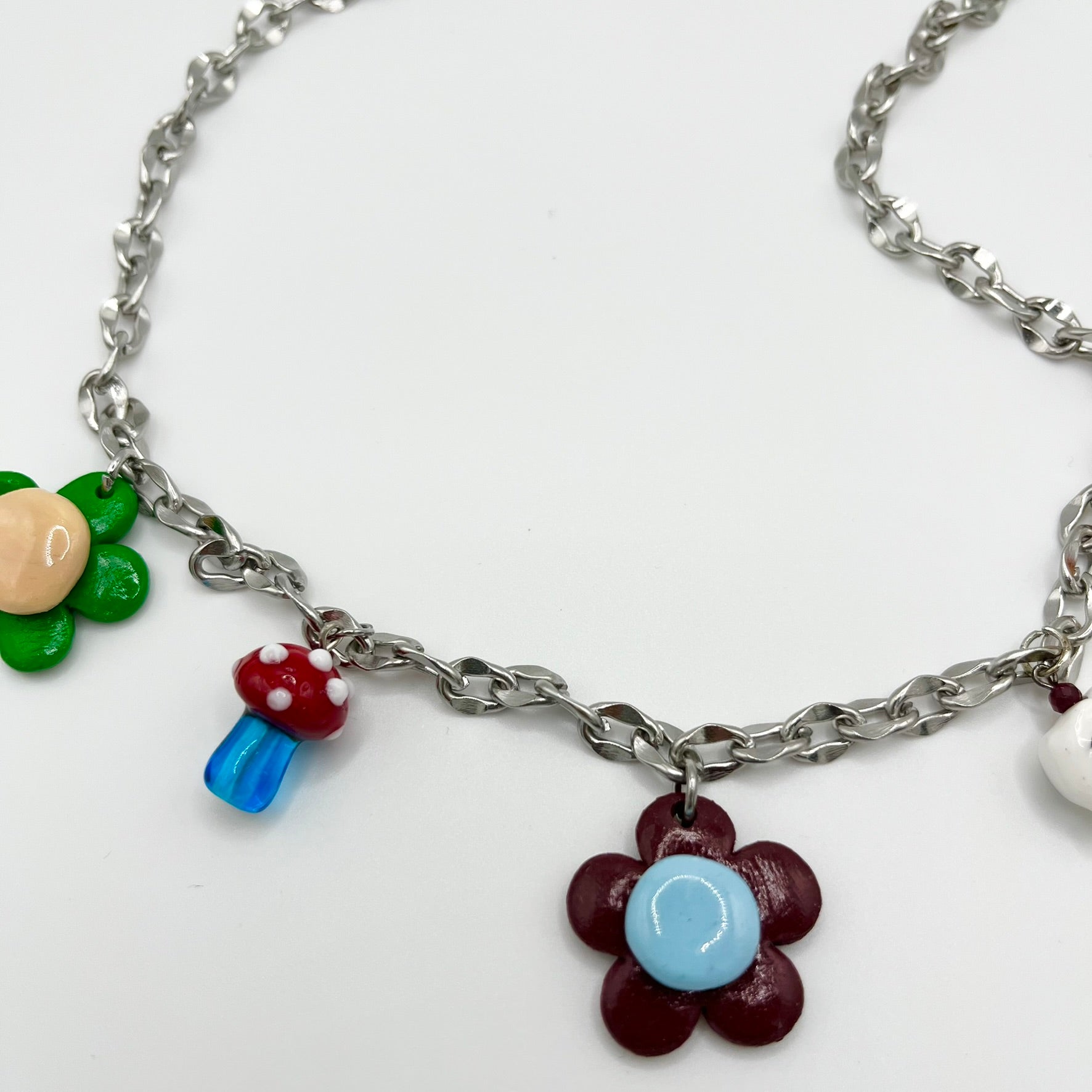 Choker Kwiatki Mini Glinka
