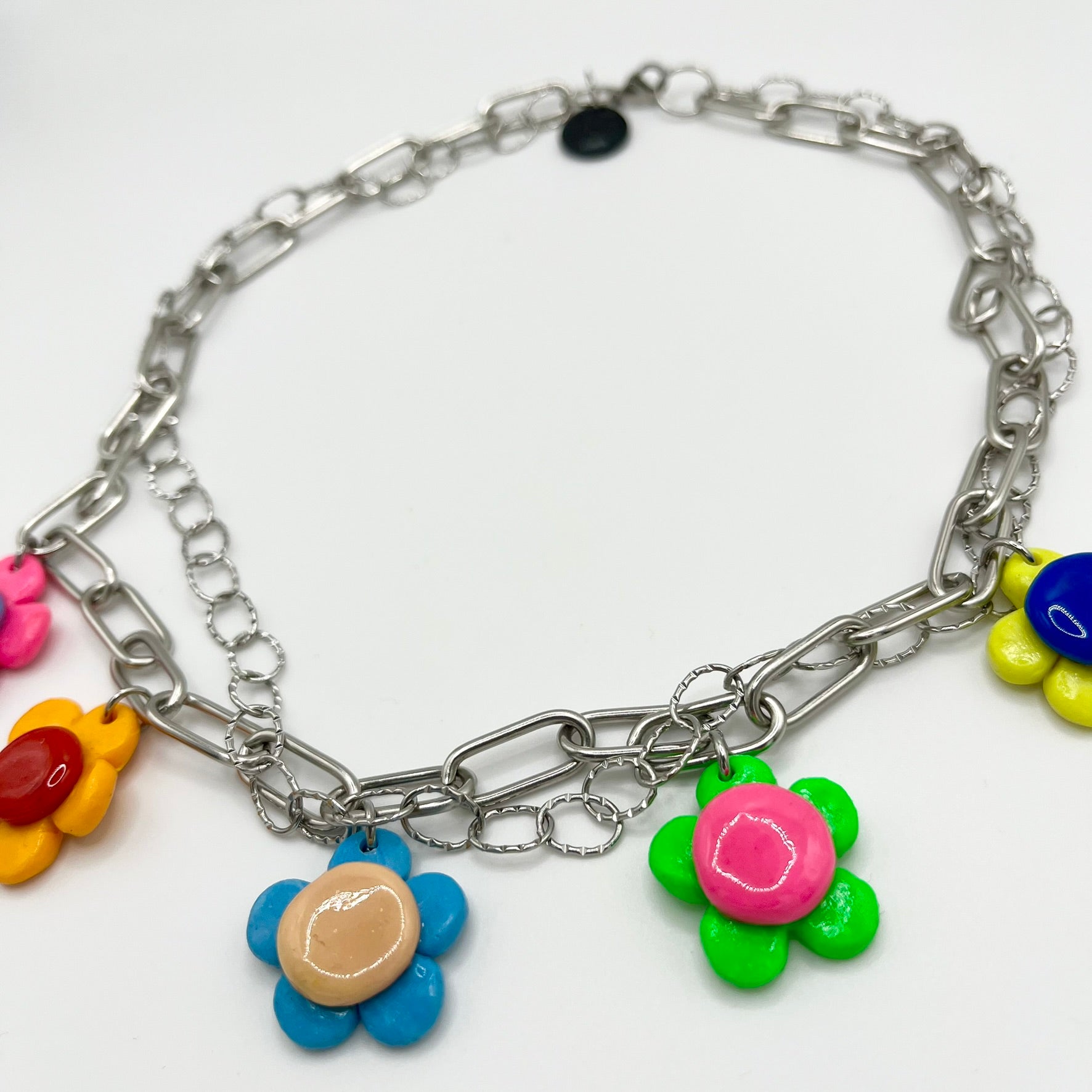 Choker Kwiatki Mini Glina