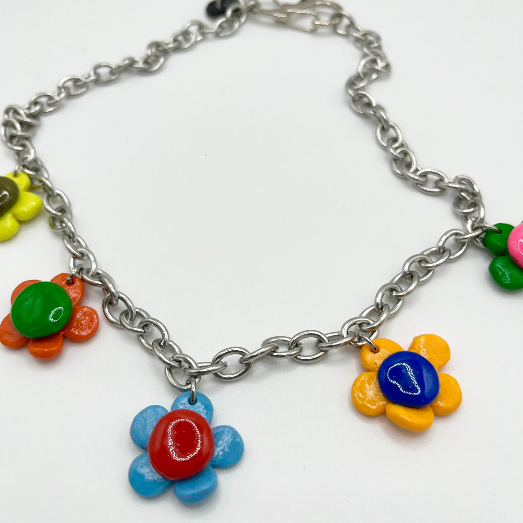 Choker Kwiatki Mini Glina