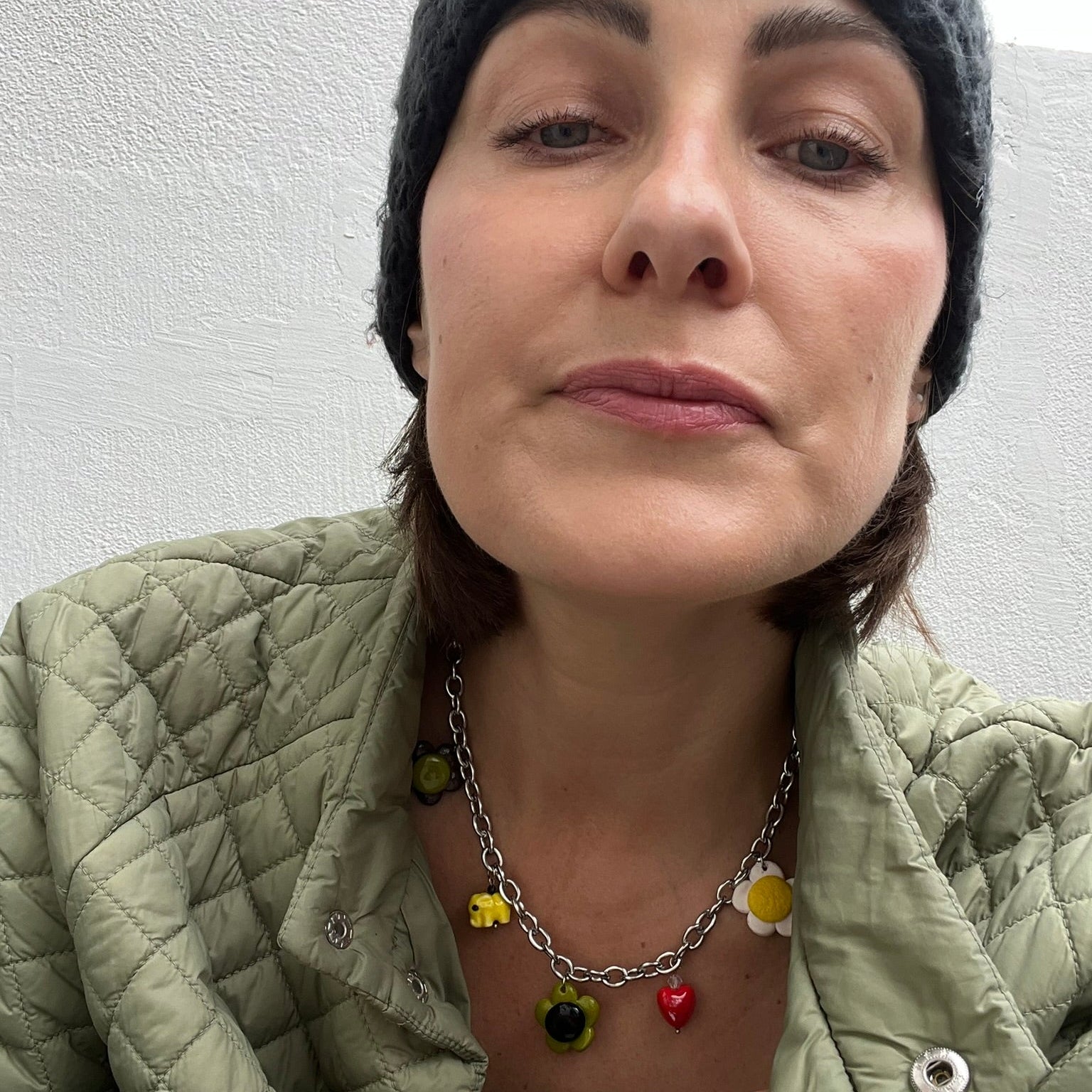 Choker Kwiatki Mini Glinka