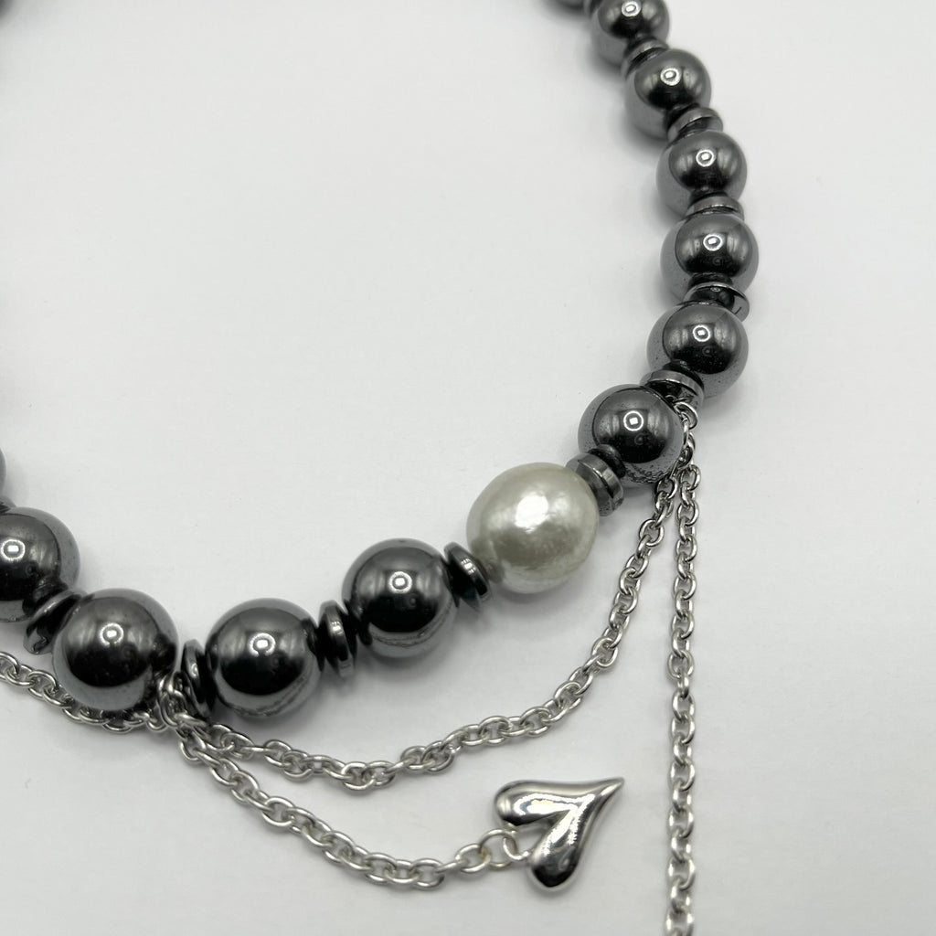 Choker Kule z Perłą