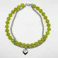 Choker Zielony Jadeitek