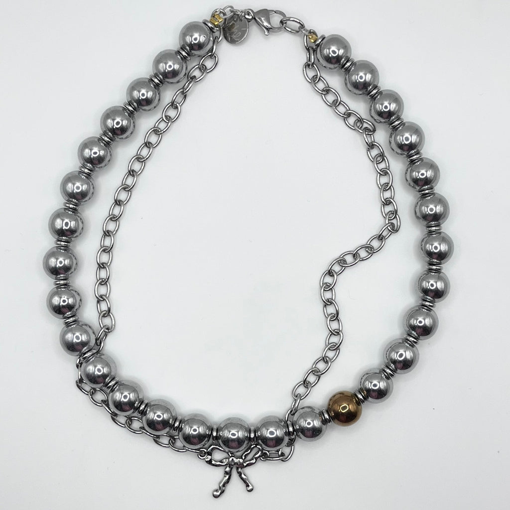Choker Srebrna Kula