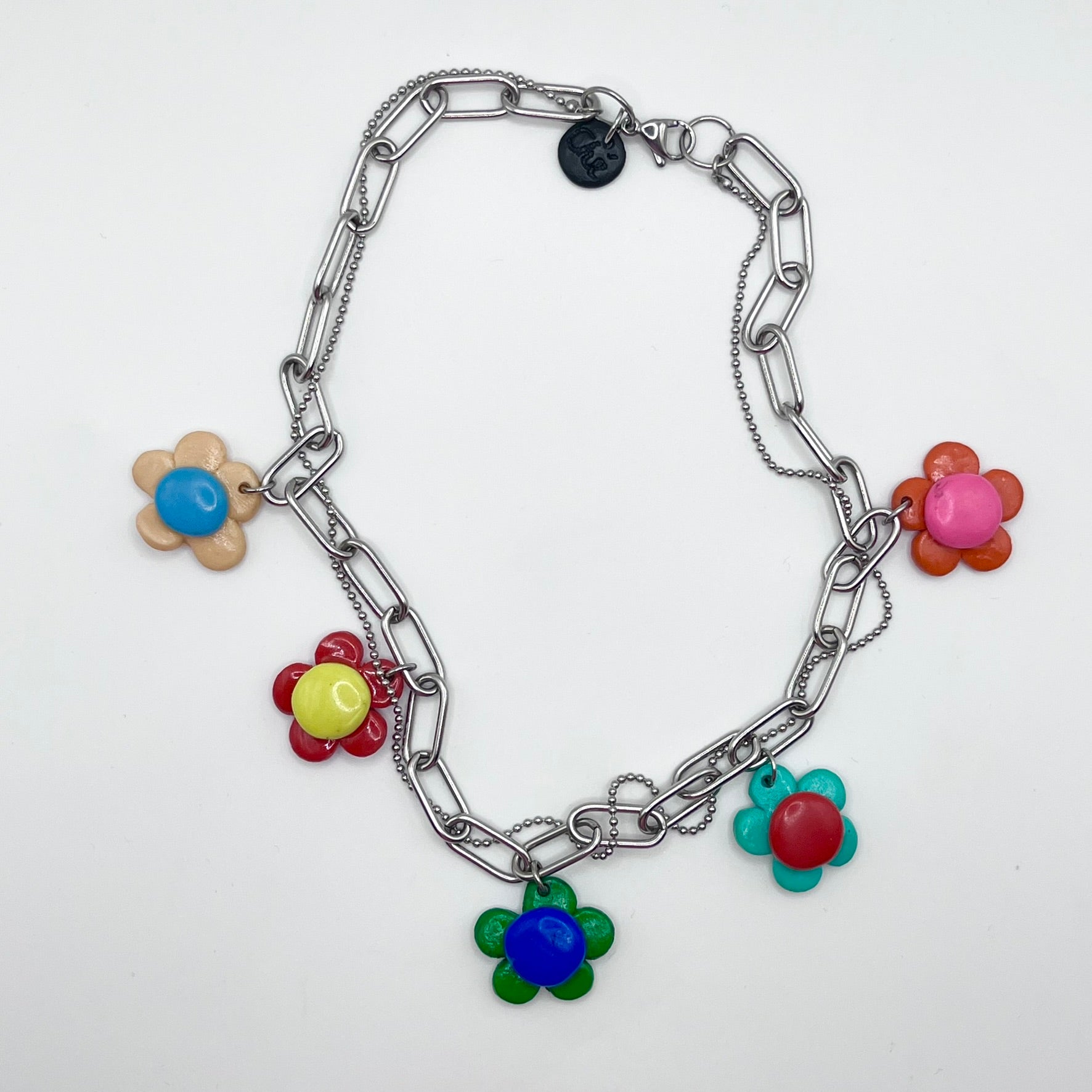 Choker Kwiatki Mini Glinka