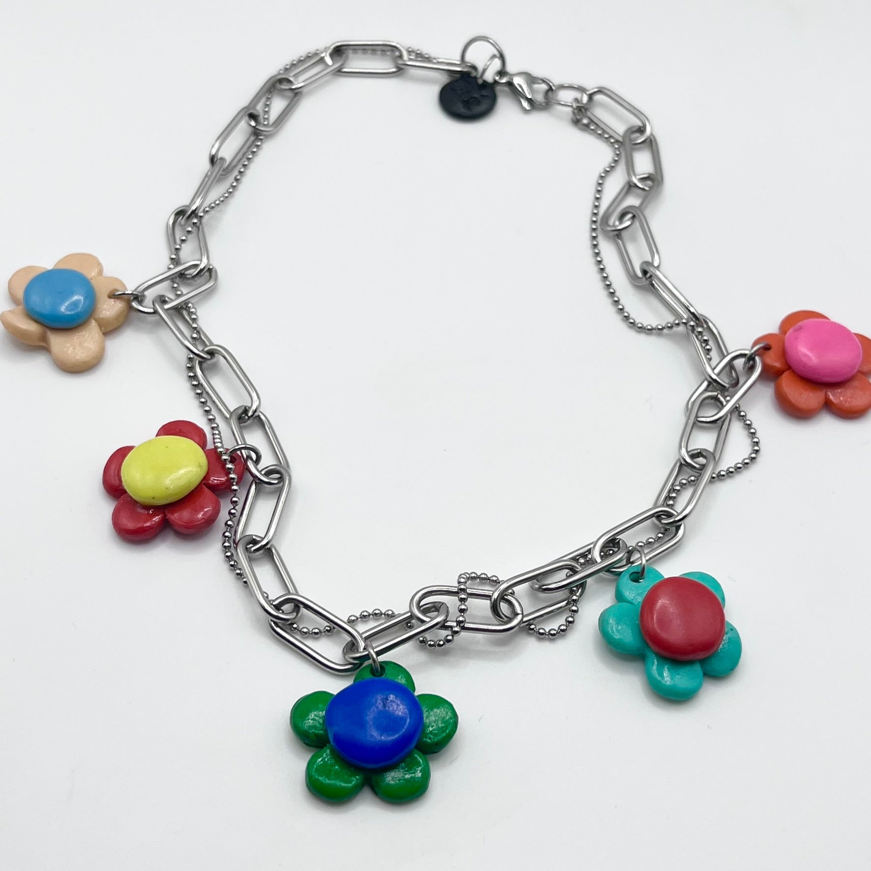 Choker Kwiatki Mini Glinka