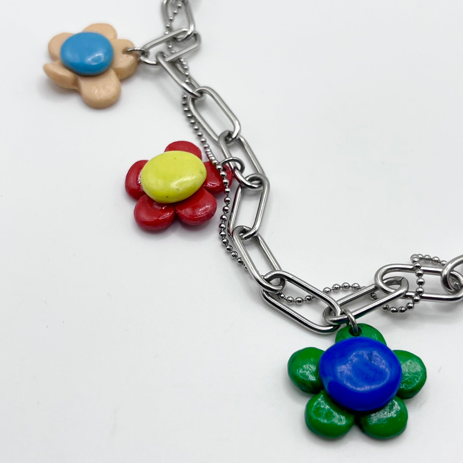 Choker Kwiatki Mini Glinka