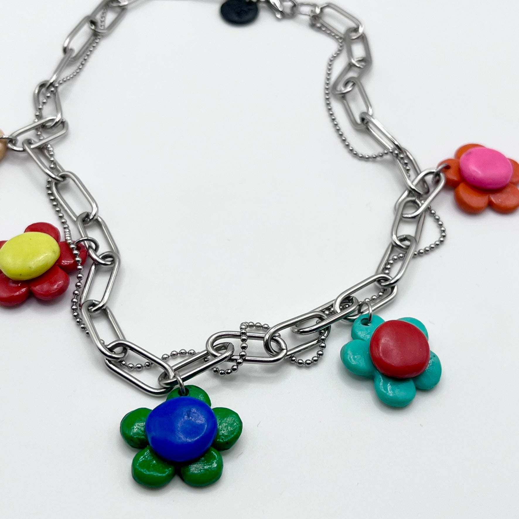 Choker Kwiatki Mini Glinka