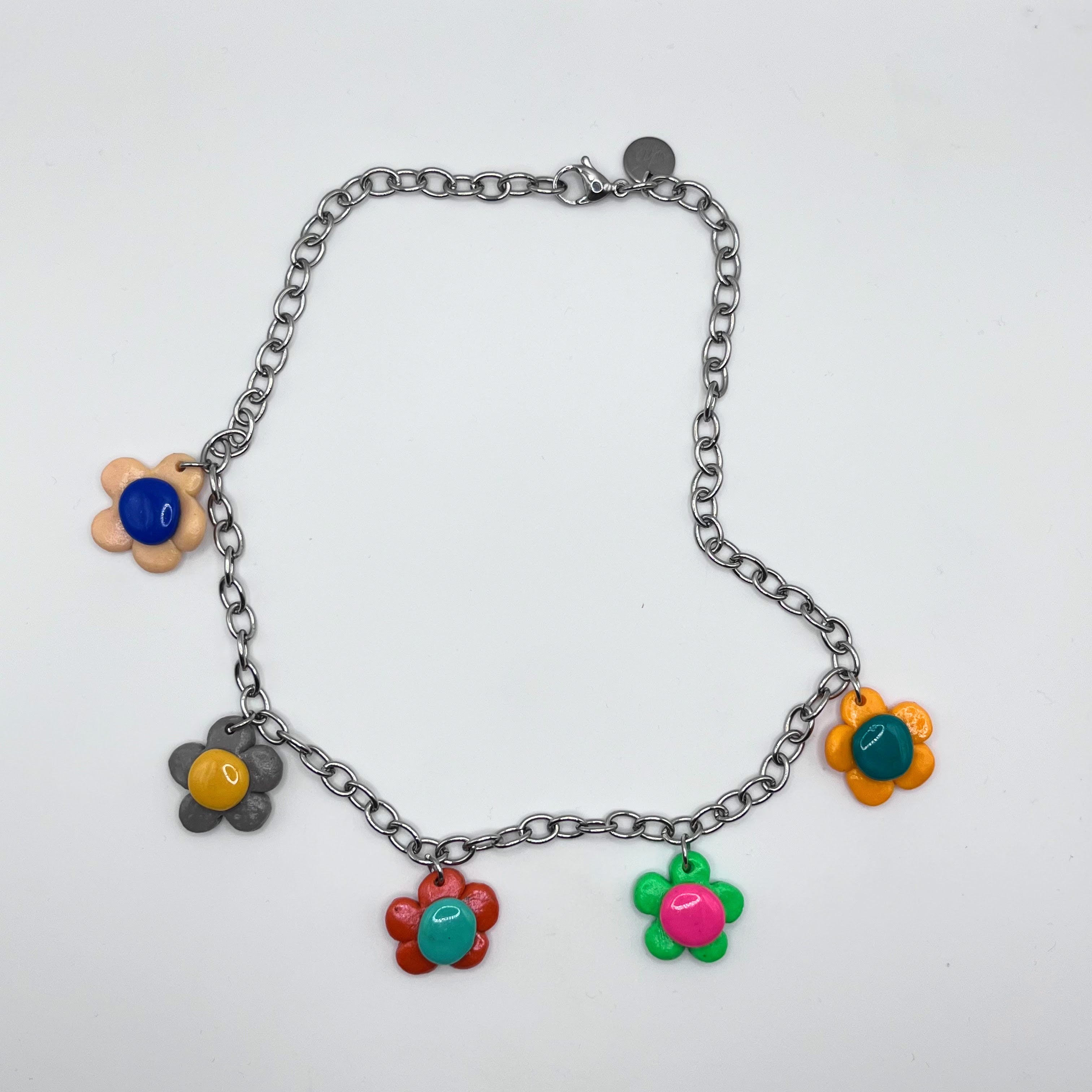 Choker Kwiatki Mini Glinka