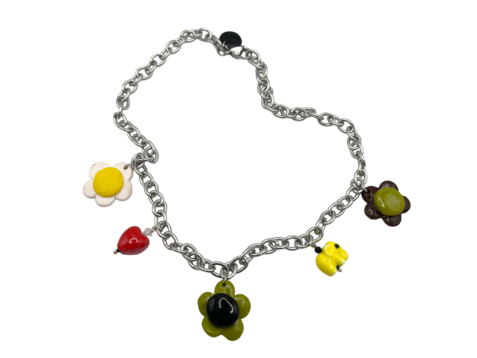 Choker Kwiatki Mini Glinka