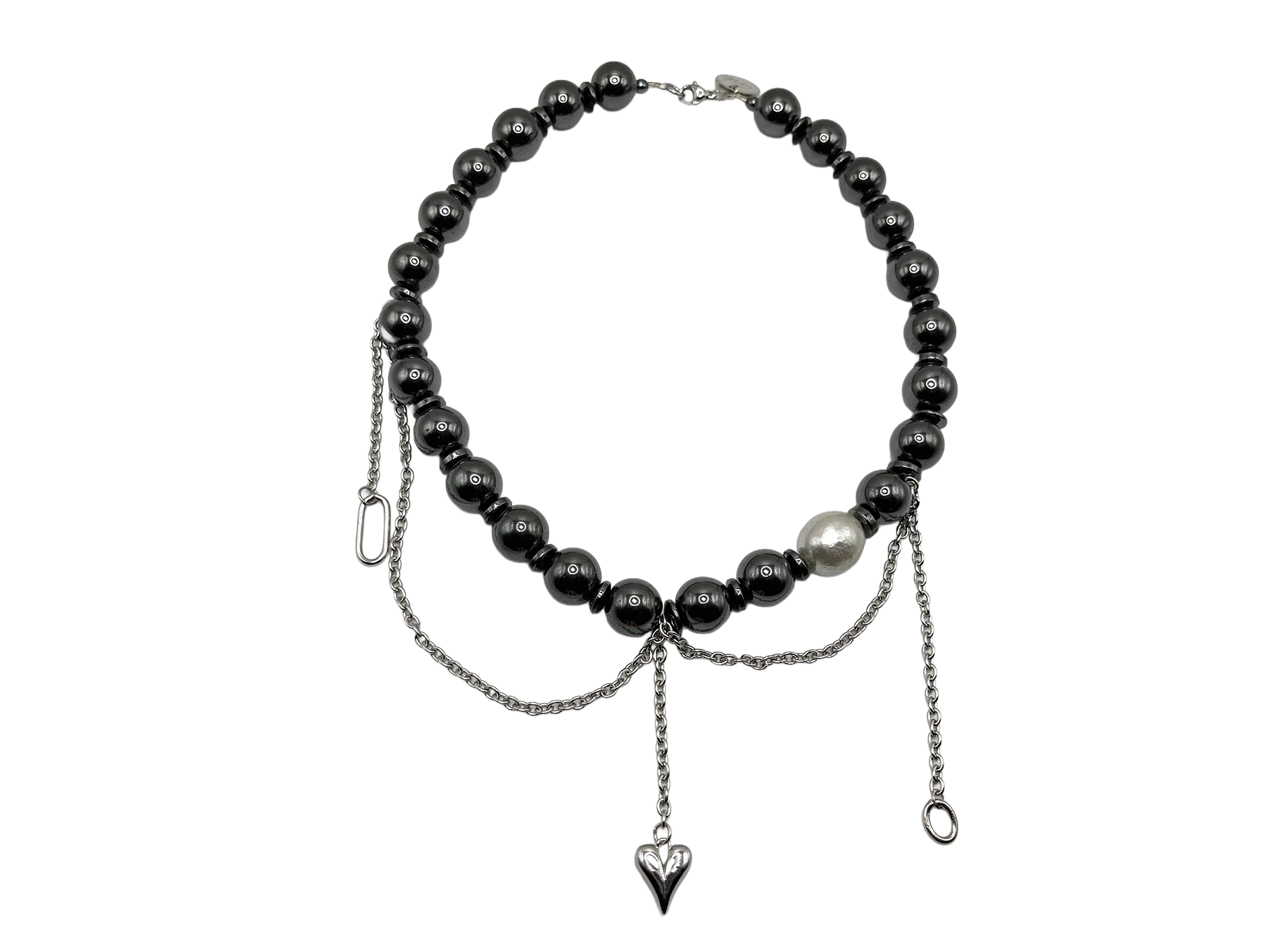 Choker Kule z Perłą