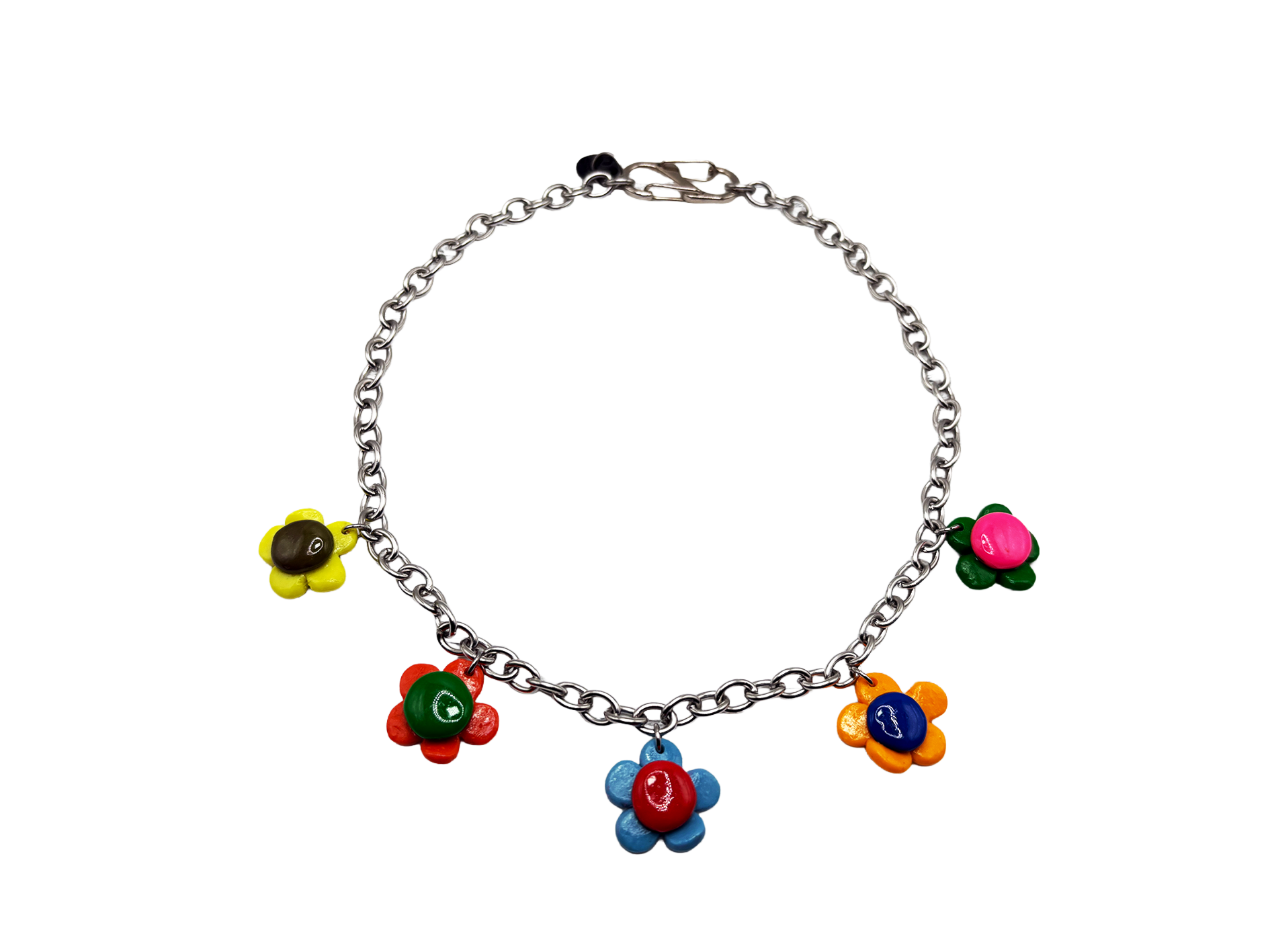 Choker Kwiatki Mini Glina