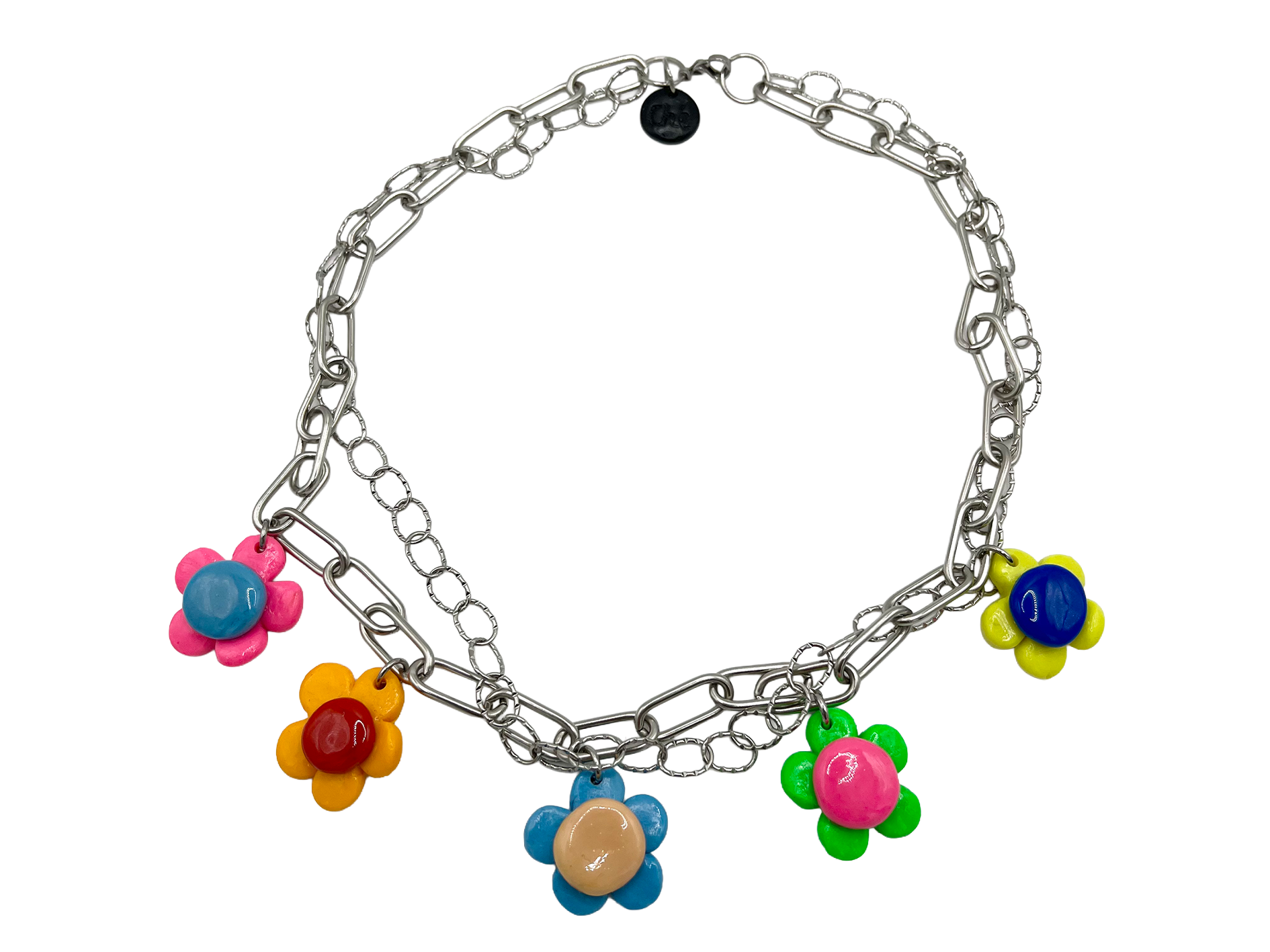 Choker Kwiatki Mini Glina